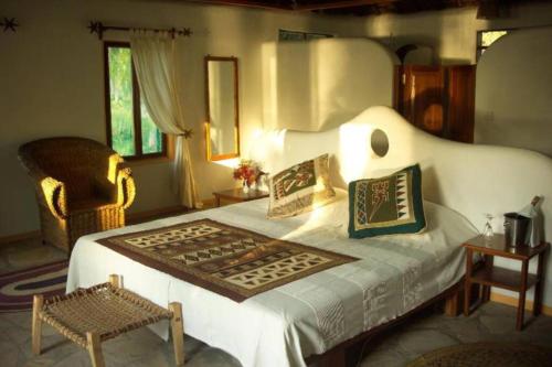 Postel nebo postele na pokoji v ubytování Embedodo Beach House, Ushongo beach, Pangani