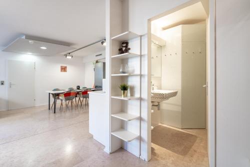 Kúpeľňa v ubytovaní Kaiser Max Design Appartements