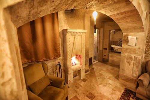 O zonă de relaxare la The Dorm Cave By Travellers