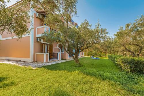 Κήπος έξω από το Kavos Psarou Studios & Apartments