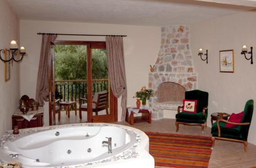 Χώρος καθιστικού στο Authentic Boutique Hotel