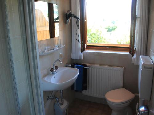 Un baño de Gästehaus Hubertushof
