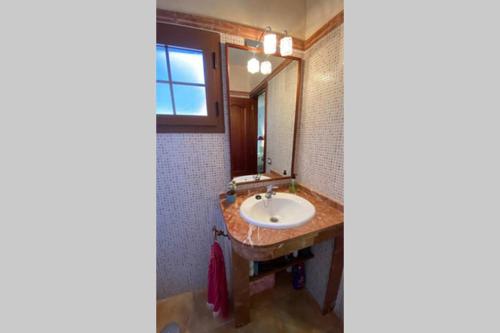 A bathroom at Risco de Zula