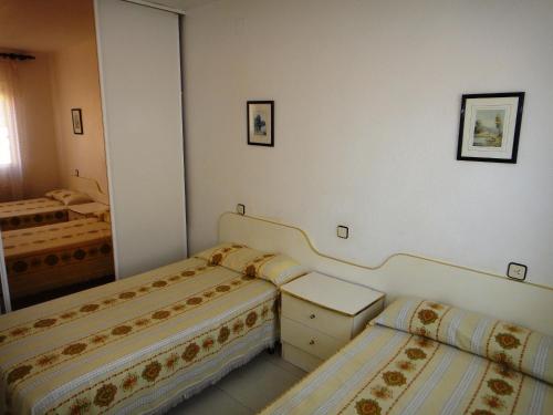 Cama o camas de una habitación en Bertur Font Nova