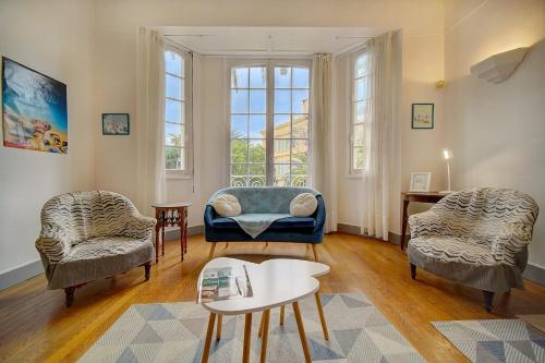 Photo de la galerie de l'établissement IMMOGROOM - Villa in the city center with terrace- garden, à Cannes