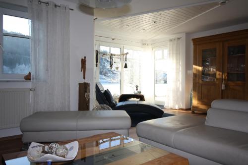 Χώρος καθιστικού στο Ferienhaus Dahoam - Exklusivität mit Privatsphäre