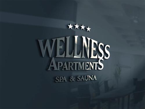 a sign that reads wellness supplements spa and sauna at Wellness Apartment, Spa i Sauna in Mieszkowice