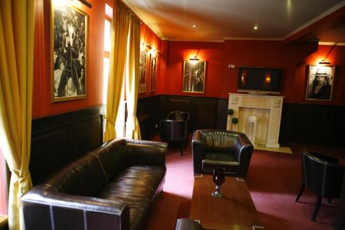 Coin salon dans l'établissement Hotel Zorza