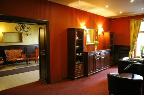 Coin salon dans l'établissement Hotel Zorza