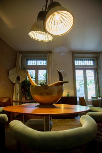 Et opholdsområde på Oporto Loft