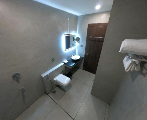 Koupelna v ubytování Hotel Vdara