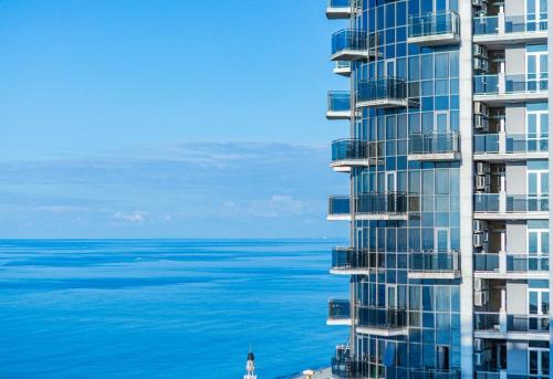 ホテルから撮影された、または一般的な海の景色
