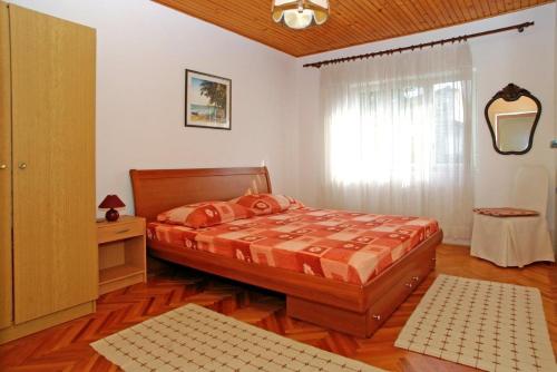 Apartment Coraline on Korcula, seafront tesisinde bir odada yatak veya yataklar