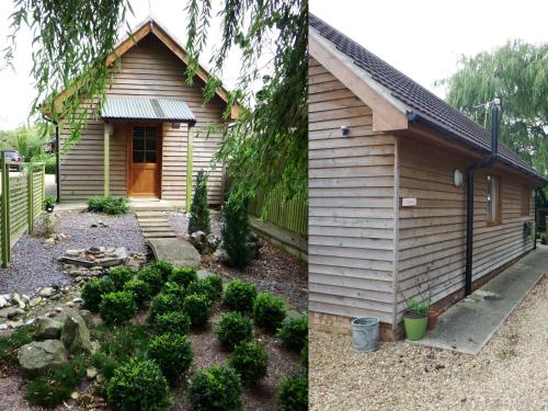 una pequeña casa con un jardín frente a ella en Kenilworth Garden Accomodation en Wisbech