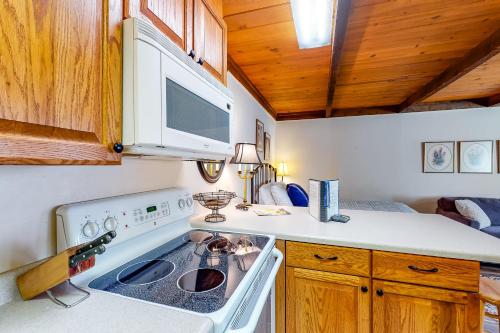 A kitchen or kitchenette at Sun Valley Atelier Studio - Serenade