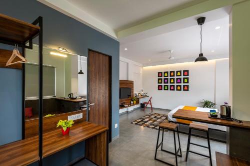 A kitchen or kitchenette at The Cult Stay