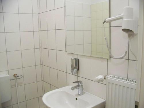 Koupelna v ubytování Hotel Amadeus Central