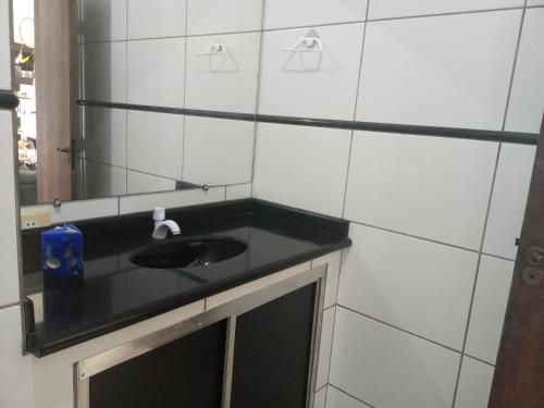 Kuchyň nebo kuchyňský kout v ubytování Pousada Encantadas