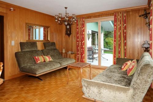 Χώρος καθιστικού στο Waldchalet Steinbock