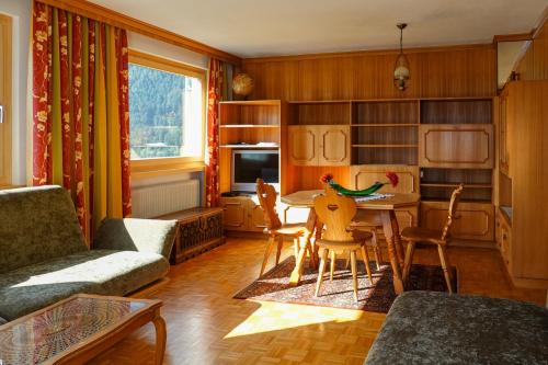 Χώρος καθιστικού στο Waldchalet Steinbock