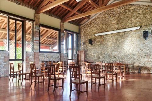 En restaurang eller annat matställe på Agriturismo La Razza