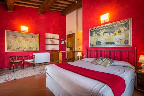 Voodi või voodid majutusasutuse Il Borgo di Villa Castelletti Country Hotel toas