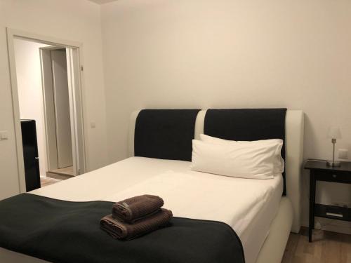 Katil atau katil-katil dalam bilik di Hotel Schwarzes Ross