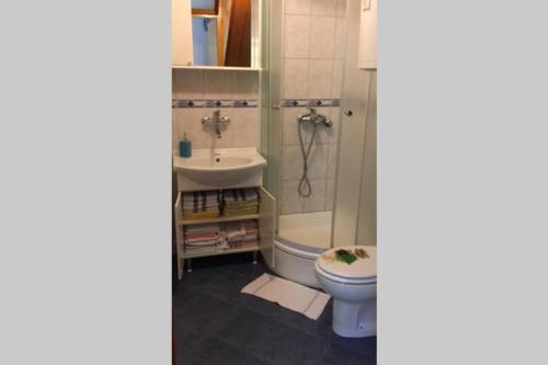 Koupelna v ubytování Apartman Knezovic