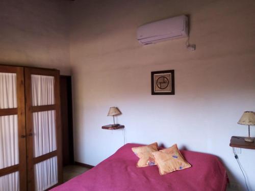 Llit o llits en una habitació de Fincas del Huacle