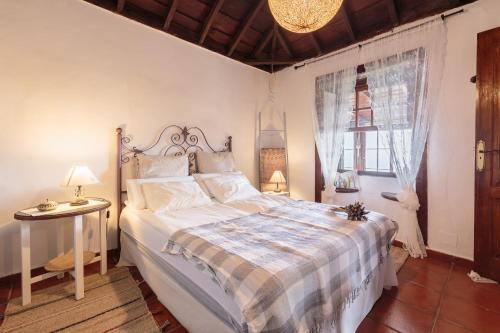 Tempat tidur dalam kamar di Casita Estrella del Norte