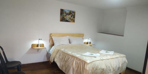 Giường trong phòng chung tại Anais y Nicolas Hostel Cusco