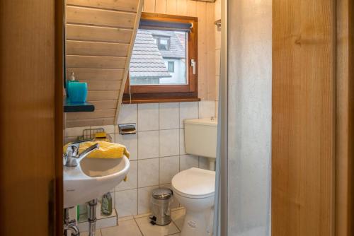 Ένα μπάνιο στο Studiowohnung Haus 18