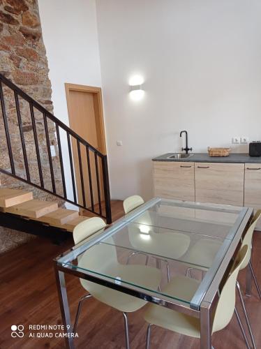 Η κουζίνα ή μικρή κουζίνα στο Casas do Torreão 3 casas de alojamento local