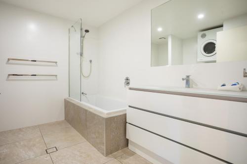 Koupelna v ubytování Mariner Bay Apartments