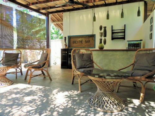 Χώρος καθιστικού στο Breathe Villa Meno