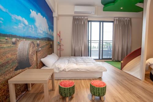 Легло или легла в стая в 綠竹弄親子民宿附設背包客房