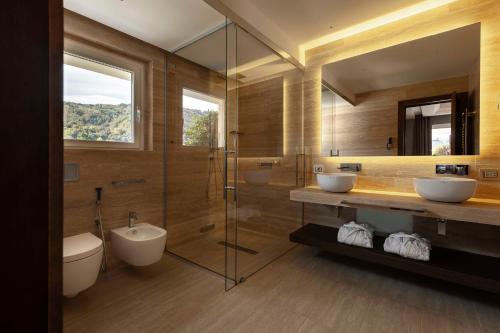 Koupelna v ubytování Hotel La Palma