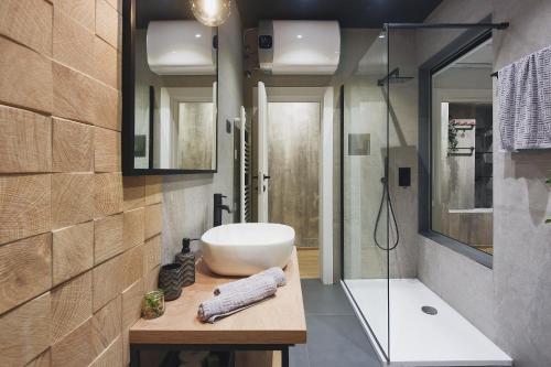 Koupelna v ubytování Apartment De Ville 2020 with free parking