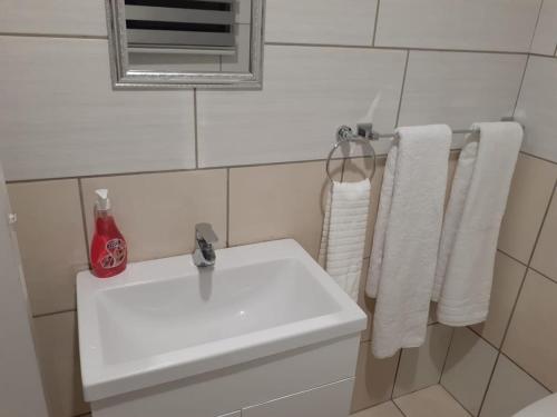 Ένα μπάνιο στο Ekaya Palace Guest House