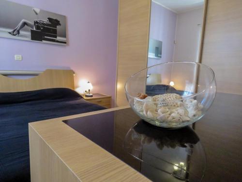 Postel nebo postele na pokoji v ubytování Apartment Palmic Lovran