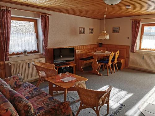 Posezení v ubytování Ferienhaus-Haidweg-Wohnung-3