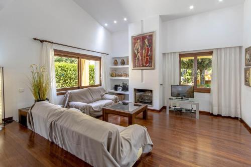 เตียงในห้องที่ Villa Formosa