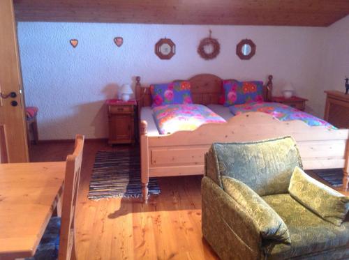 Postel nebo postele na pokoji v ubytování Ferienwohnung Freudenmacher