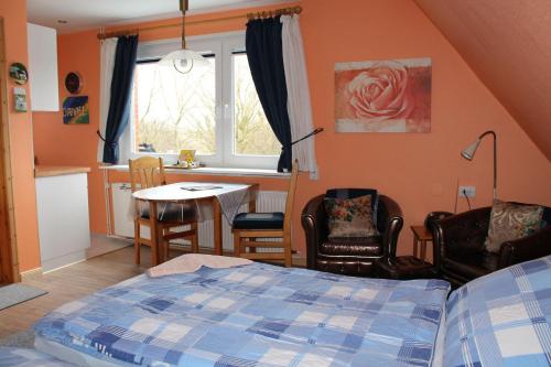 Postel nebo postele na pokoji v ubytování Googeswill-Wohnung-1