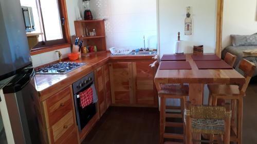 Dapur atau dapur kecil di Terra Newen Pucon Family Suites