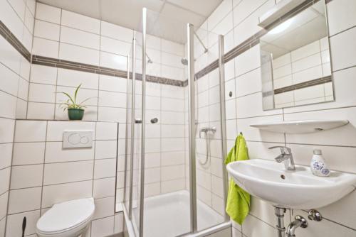 Phòng tắm tại Apartment Lichtenwald