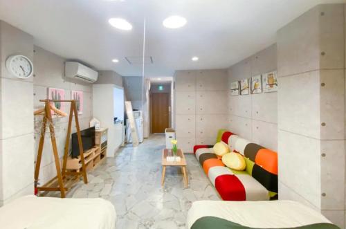 Posezení v ubytování Towa apartment in Machiya