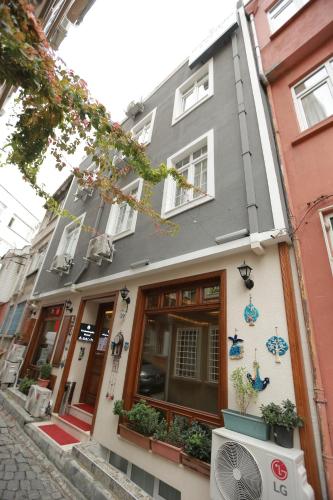 a building on the side of a street at Constantinopolis Hotel in Istanbul