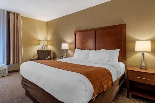 Postel nebo postele na pokoji v ubytování Comfort Inn Madison