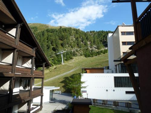 a view from the balcony of a building at Appartement Gurgl in Obergurgl